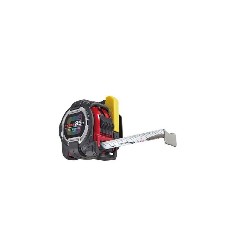 TAJIMA Tape Measure - 25 ft x 1-1/16 inch GS-Lock Measuring Tape with Shock Resistant Case & Safety Clip Holder - GSSF-25BW - Image 3